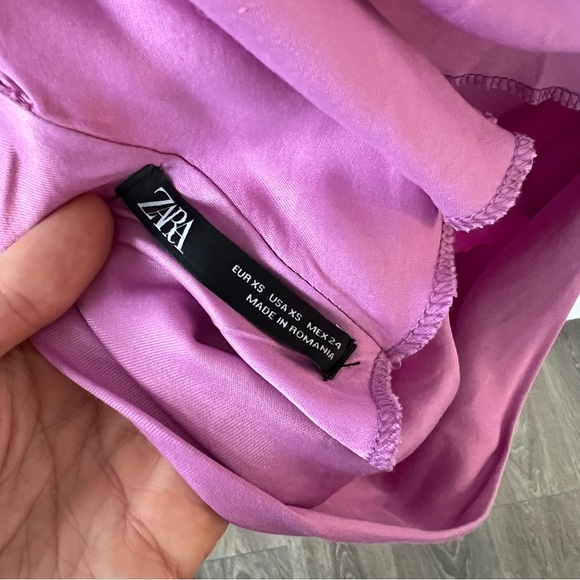 (SOLD ON FB) ZARA Satin Dress - Picture 8 of 8